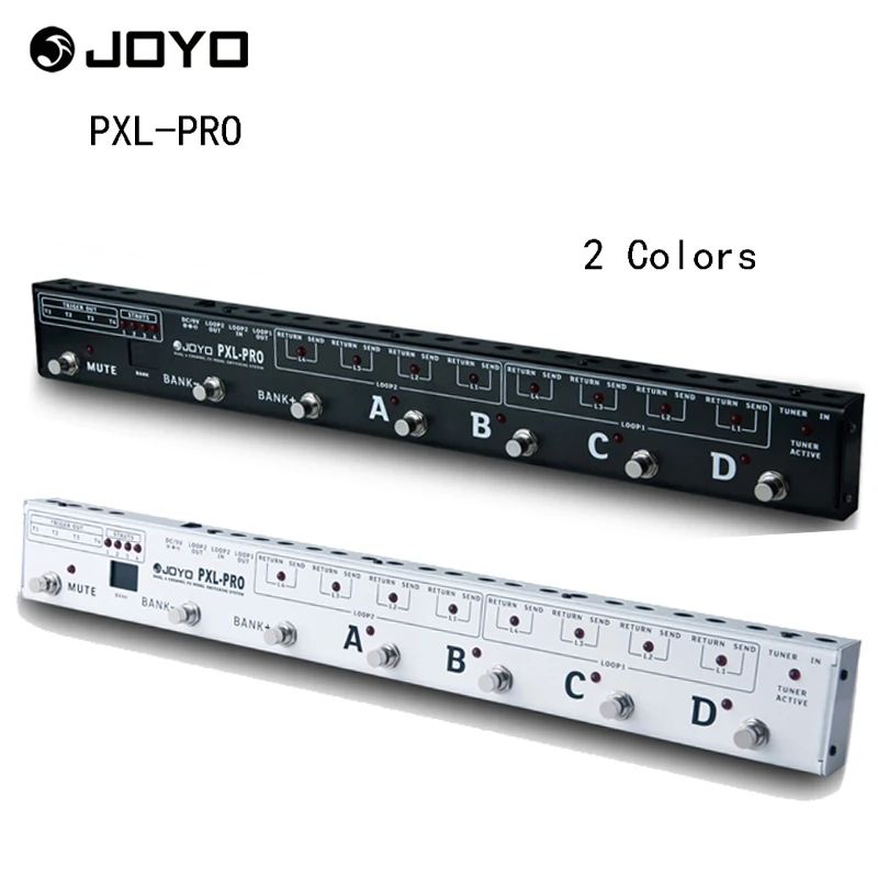 JOYO PXL-PRO программируемая гитарная педаль эффектов Looper станция управления Педальный переключатель система распределения с 32 комплектами эффектов