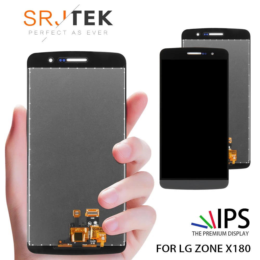 

Origianl 5.5" 1280x720 IPS LCD For LG Zone X180 LCD Touch Screen for LG Ray X190 LCD Digitizer with Frame Replacement Parts