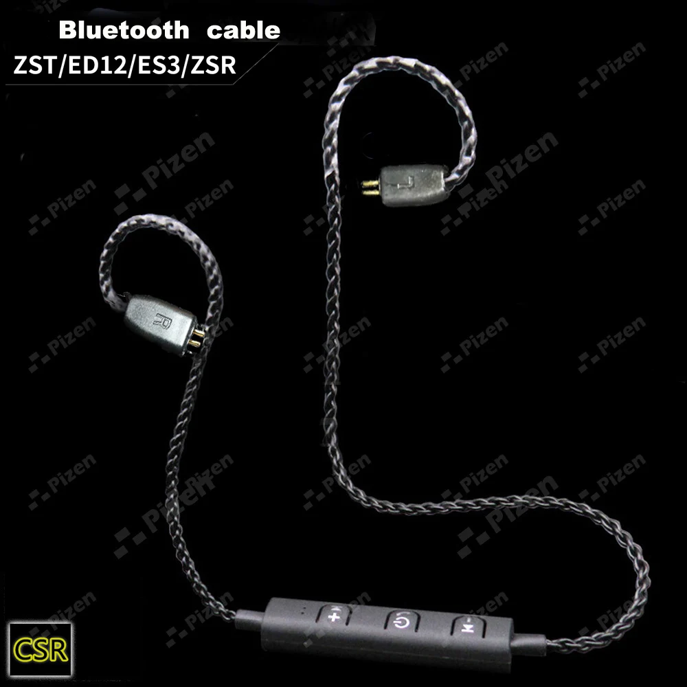 Bluetooth кабель PIZEN BT66 ZST CSR8645 aptx для ED12 zs6 ZS5 ZS10 ES4 mmcx shure SE535 senfer QKZ vk TRN V10 наушники|bluetooth