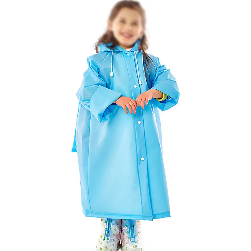 Children's Schoolbag Raincoat EVA Boys Girls Non disposable Raincoat