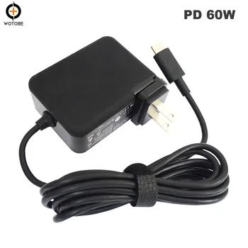 

USB C TYPE-C PD 60W 61W 65W laptop power adapter, QC TYPE-C interface fast charge for TYPE-C 5V 3A 9V 3A 12V 3A 15V 3A 20V 3.25A