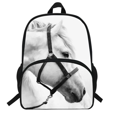 16 дюймов детский модный рюкзак для наездника животных рюкзак с фотоизображением женский туристический рюкзак для подростков школьная сумка для мальчиков - Цвет: mD982
