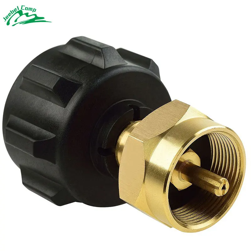 

Jeebel QCC1 Regulator Valve Propane Refill Adapter for Steel Propane Gas Cylinder With Type 1 Disposable Cylinder