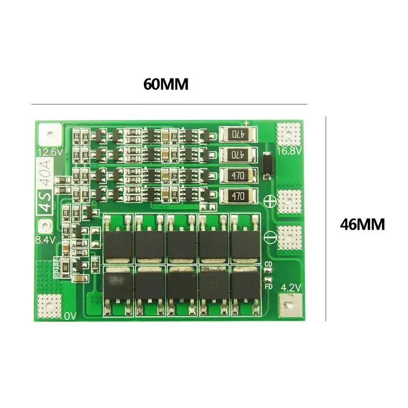 4S 16,8 V 18650 зарядное устройство литиевая батарея плата защиты балансировщик