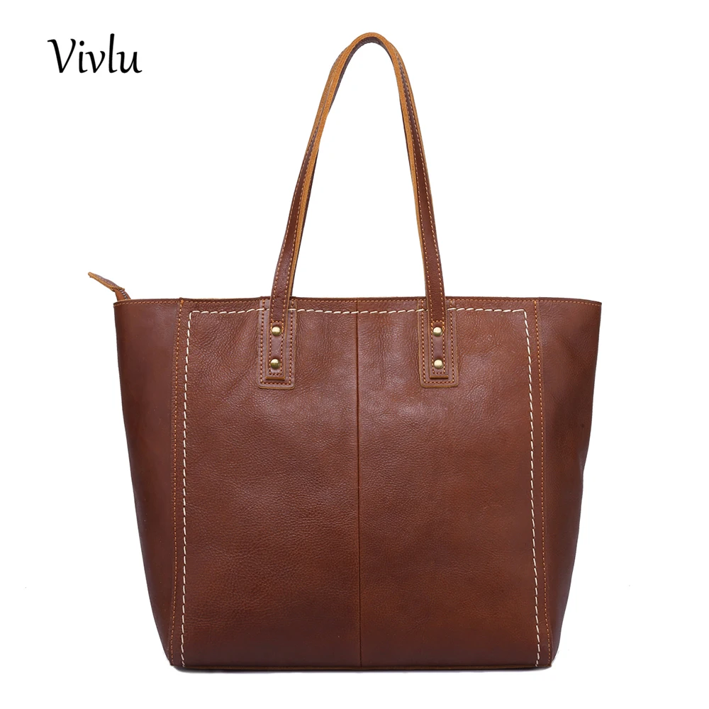

High Quality Female Genuine Leather Shoulder Bags Fashion Luxury Women Leather Handbags Big Capacity Ladies Purses and Handbags
