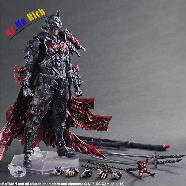 play arts kai batman samurai katana dark knight variable figure