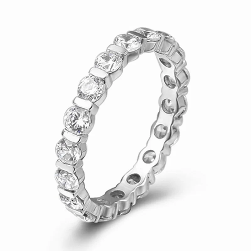 certified pure 18k white gold natural diamond wedding band rings for women engagement 06ct vs - Engagement Ring Vs Wedding Ring certified pure 18k white gold natural diamond wedding band rings for women engagement 06ct vs - Engagement Ring Vs Wedding Ring