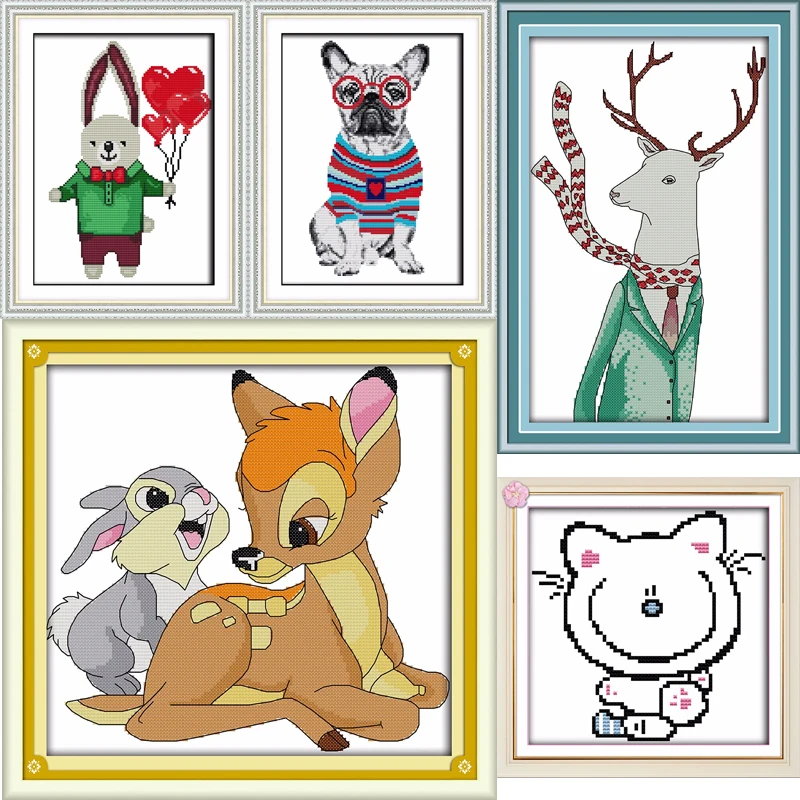 Набор для вышивки крестиком Joy Sunday из мультфильма Рай DMC|joy sunday|cross stitch kitscross set