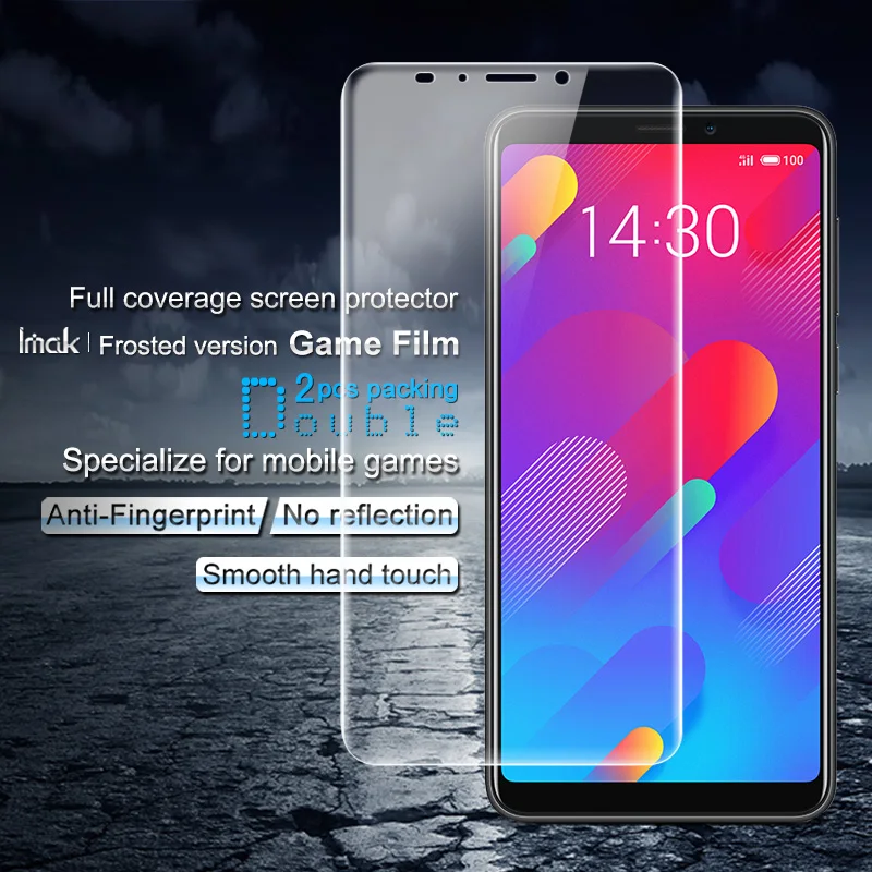 

Imak Anti-fingerprint Frosted Hydrogel Film for Meizu V8 / V8 Pro Screen Protector Full Cover 2pcs/Package Matte Front Cover