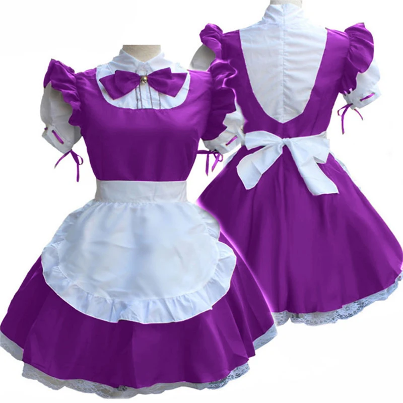 Maid Dress Cute French Maid Outfit Cosplay Costume For Women Short