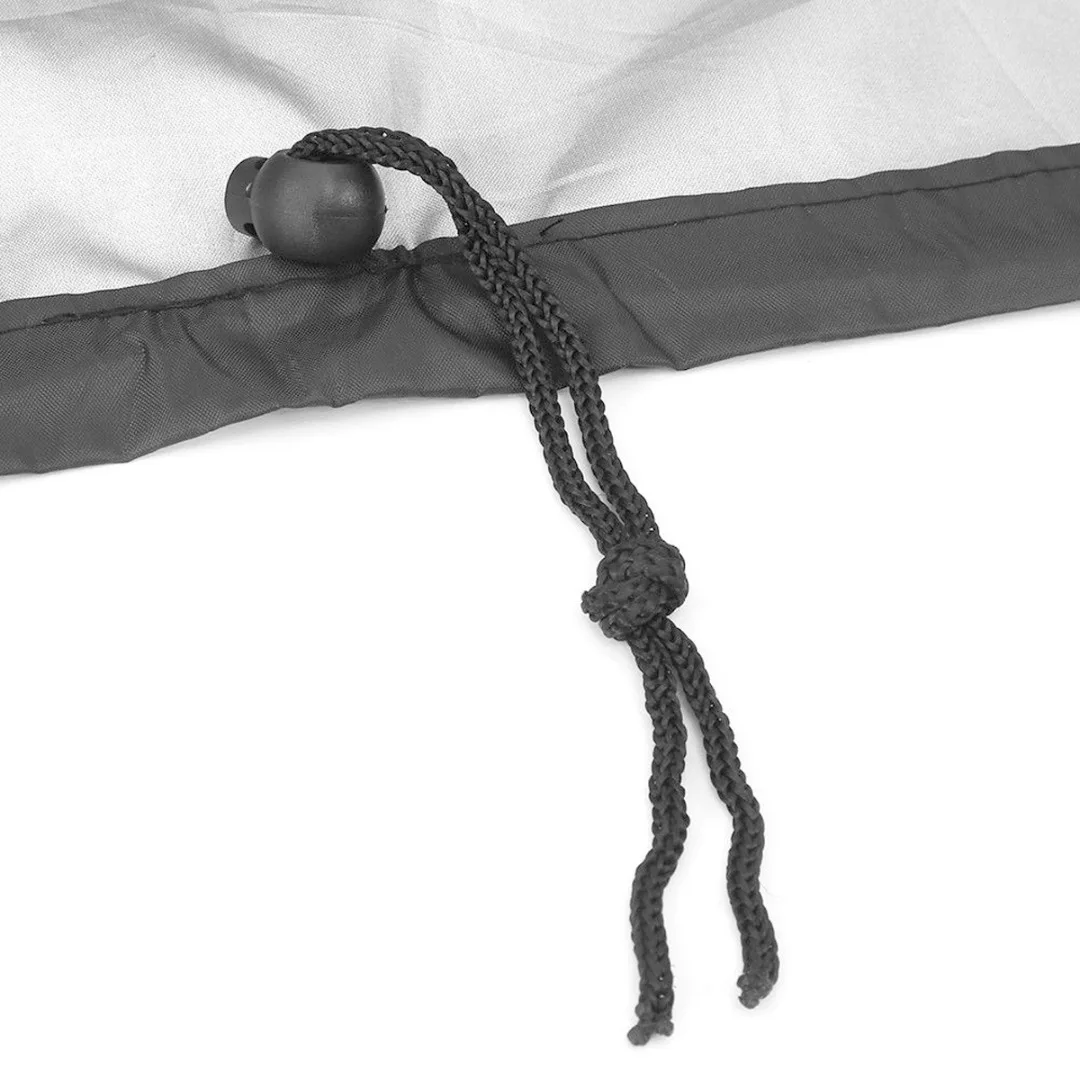 Outdoor Waterproof Barbecue Cover BBQ Grill BBQ Cover Garden Yard Grill Protector 3 Sizes for Garden Supplies Black