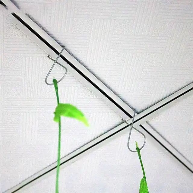 100pcs Automatic Rebound Hooks Ceiling Clips T Bar Hangers Clips