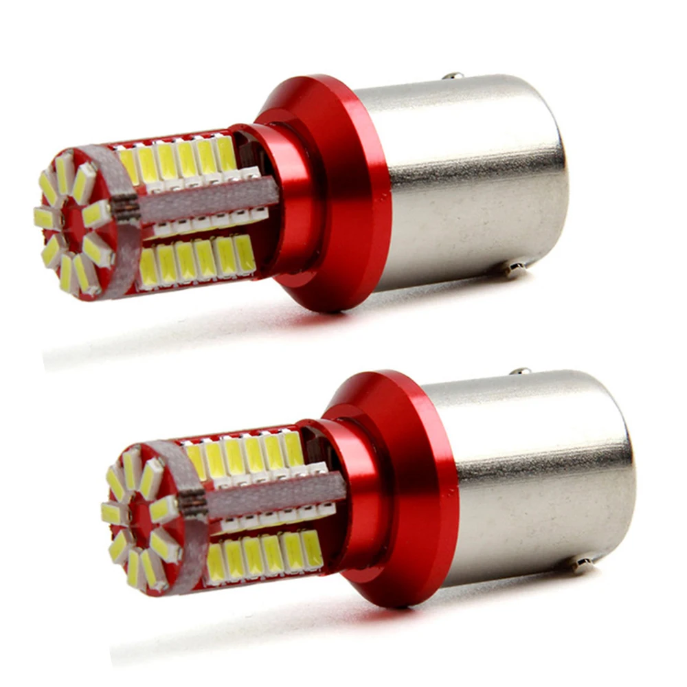 Bombillas LED Rojas 1156 Para Coche - 24V, 12 SMD, Repuesto Para Luces Traseras, Intermitentes O Marcha Atrás