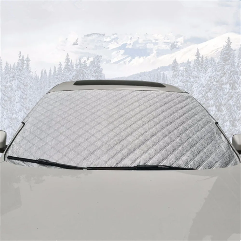 Vorne Windschutzscheibe Sonnenschutz Visier faltbar Cartoon Auto Windschutzscheibe Frost Snow Cover 
