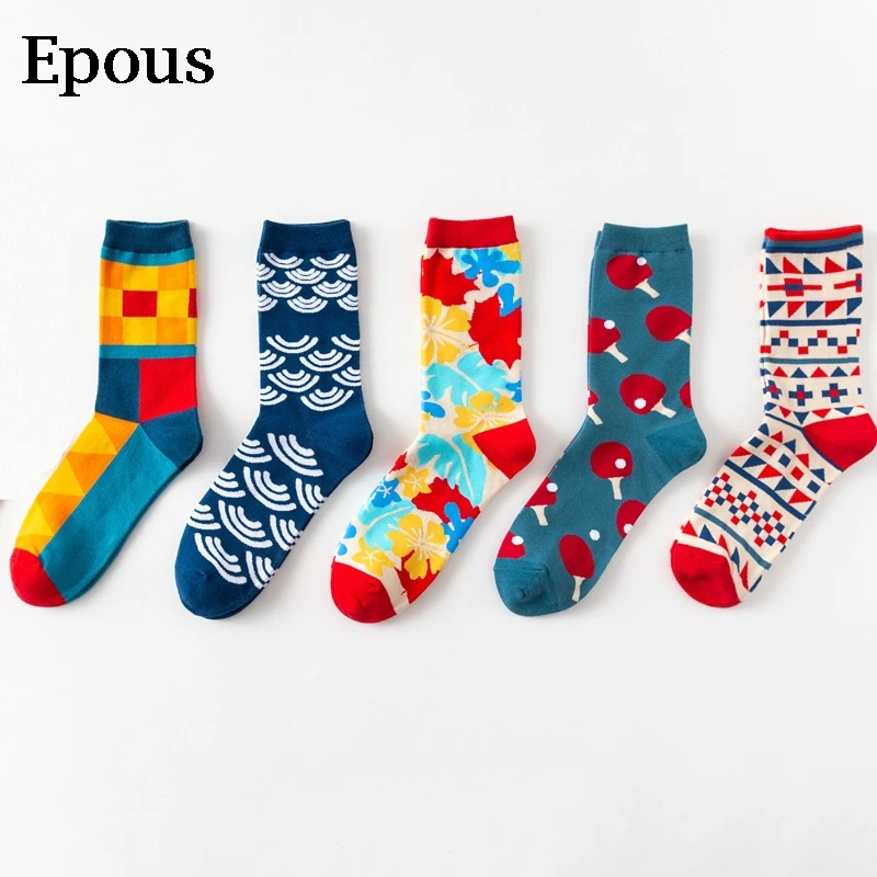 Epous носки Harajuku Kawaii розовые корейские уличные забавные винтажные пушистые