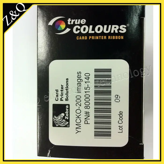 

Original Zebra  800015-140 YMCKO Color Ribbon for P300C, P310C printers - YMCKO - 200 prints