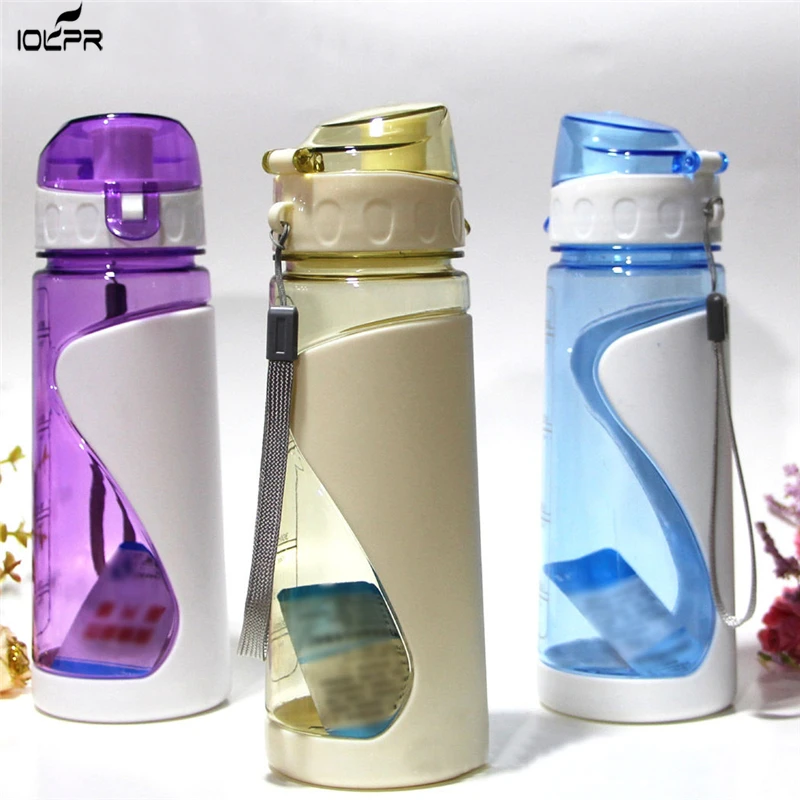 

High Quality! 700ml Water Bottle Outdoor Sports Health Flesh Fruit Lemon Juice Drinking Bottle With Strap School Drinkware
