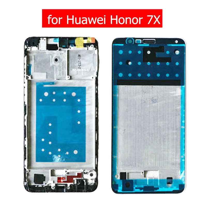 

for Huawei Honor 7X Middle Frame LCD Supporting Frame Plate Housing Bezel Faceplate Bezel on Battery Cover Repair Parts