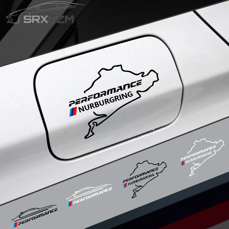 Car Fuel Tank Cap Sticker Racing Road Nurburgring For Bmw E46 E90 E60 E39 F30 F34 F10 E70 E71 X3 X4 X5 X6 1pcs | Автомобили и