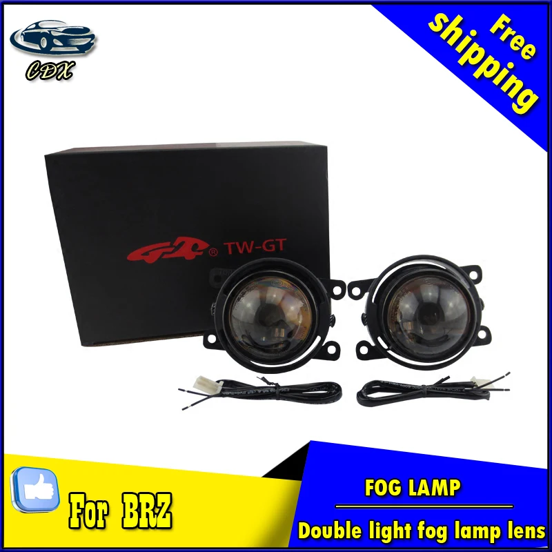 

CDX Car Styling HID Double light lens fog lamp for BRZ 2013-2015 E-MARK & DOT Authentication for BRZ foglight Accessories