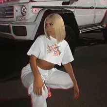 Женская футболка с принтом ангела, короткий рукав, повседневная, свободная, женская футболка, короткий топ,, летняя футболка, уличная одежда, feminina camiseta