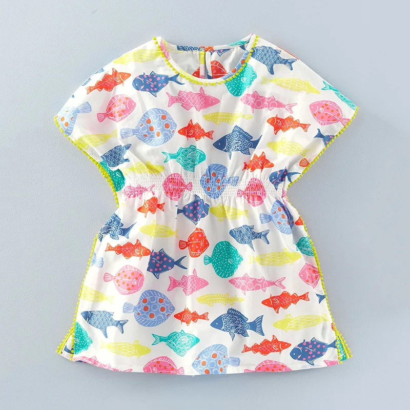 Petites Maven Robe Raiponce Pour Filles Vetements D Ete Motif De Poisson De Dessin Anime Vetements Pour Enfants De 2 7 Ans Nouvelle Collection Aliexpress