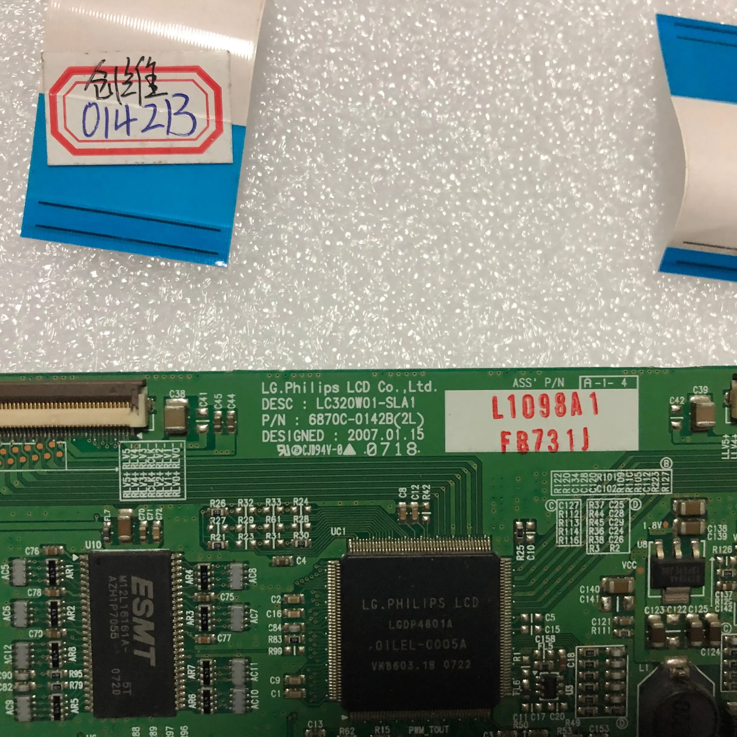 100% тестовая работа для LC320W01 SLA1 логической платы 6870C 0142B (2L)|Платы мобильных