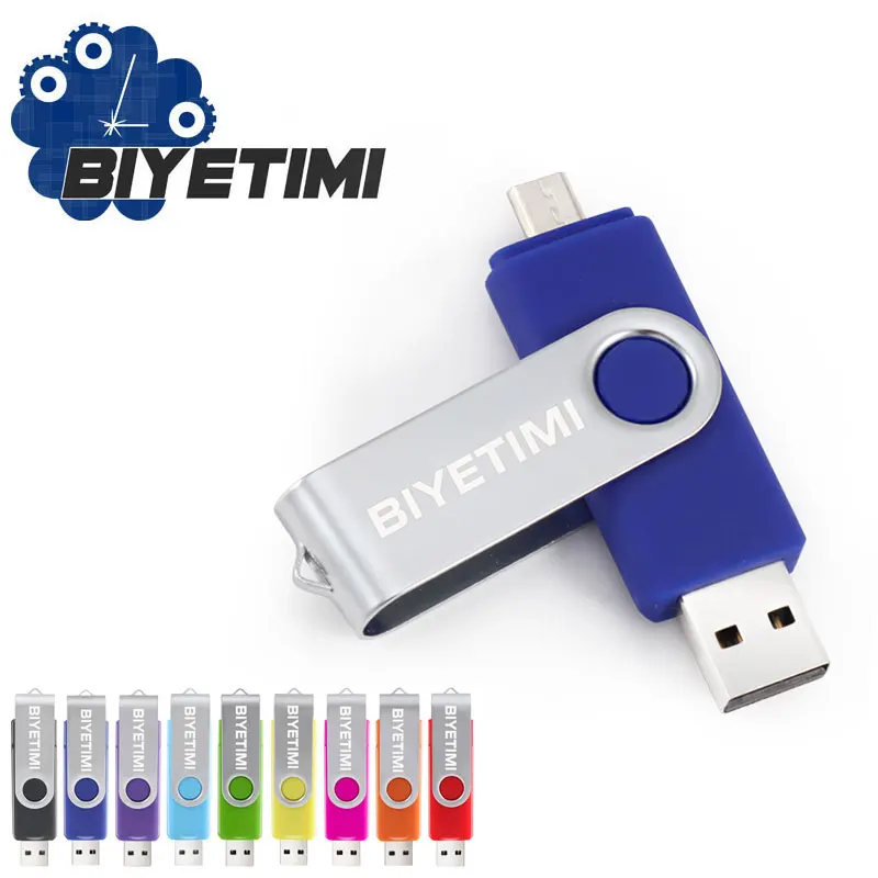 Biyetimi флеш-накопитель 128gb32GB OTG USB флеш-накопитель 16 ГБ флеш-накопитель 4 ГБ 8 ГБ usb-носитель stick 4 Гб Micro U диск 64 ГБ