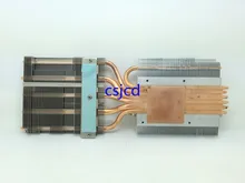High-power LED underlying copper heat pipe radiator heat sink 6 DIY six heat pipe radiator graphics card modification FONSONING