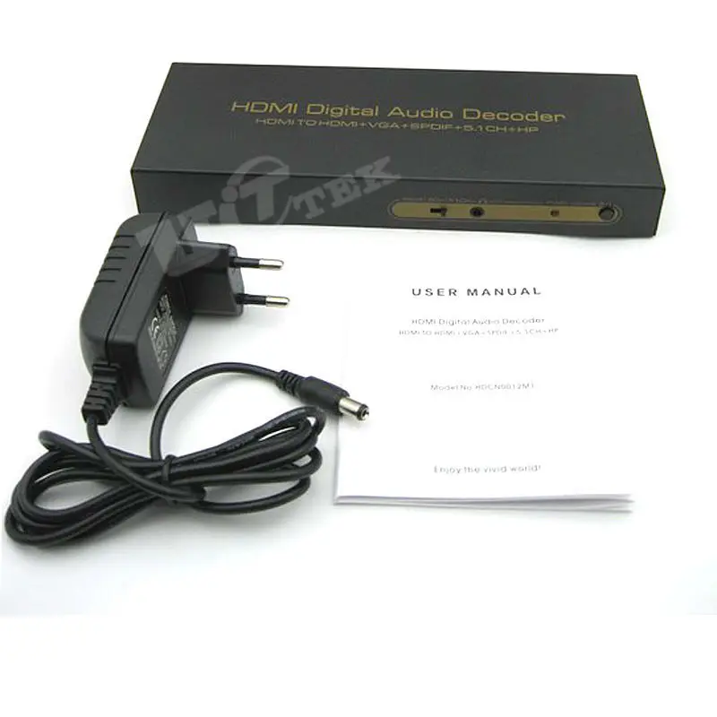HDMI Цифровой Аудио Декодер к HDMI/VGA/SPDIF/5.1 Surround Sound Адаптер Конвертер|decoding car radios