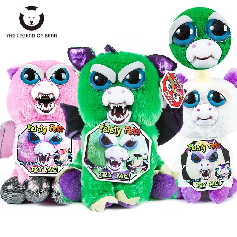 Toys 2019 New Feisty Pets Roaring Angry Toy Children Gift Change Face Stuffed Animal Doll Plush Toys For Kids Cute Prank toy Toys 2019 New Feisty Pets Roaring Angry Toy Children Gift Change Face Stuffed Animal Doll Plush Toys For Kids Cute Prank toy