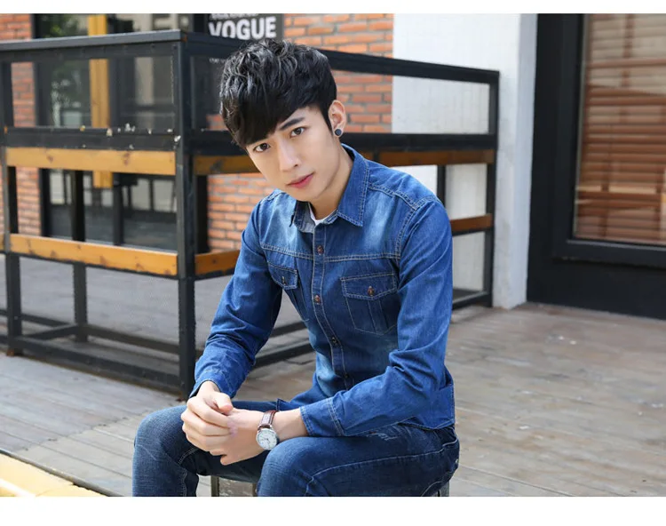 Großhandel HO 2019 Herren Jeanshemd Kultivieren Sie Ihre Eigene Moralität Persönlichkeit Trend Revers Denim Hemd Joker Cowboy Von Runlione, $35.91 Auf Großhandel HO 2019 Herren Jeanshemd Kultivieren Sie Ihre Eigene Moralität Persönlichkeit Trend Revers Denim Hemd Joker Cowboy Von Runlione, $35.91 Auf
