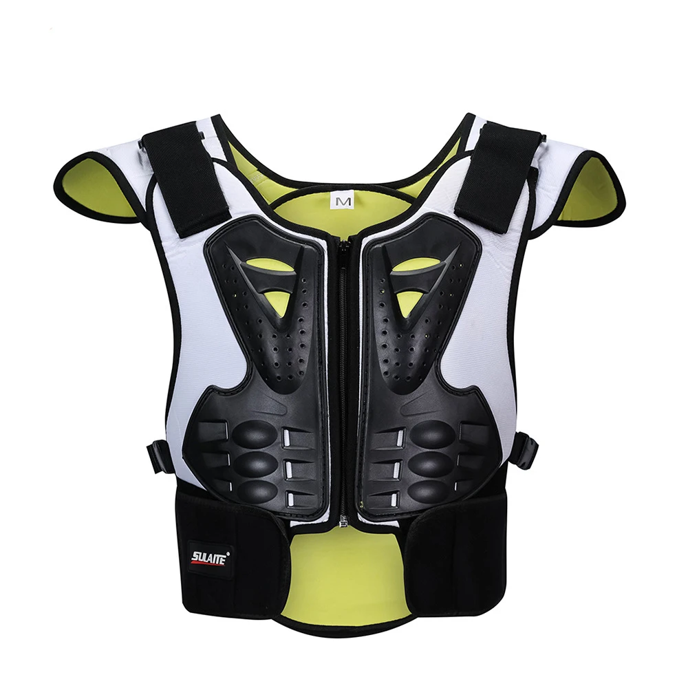 Motocross Back Shield Sleeveless Vest Spine Children Protective Gear Reflective Skating Skiing Protective Gear Protector Jackets