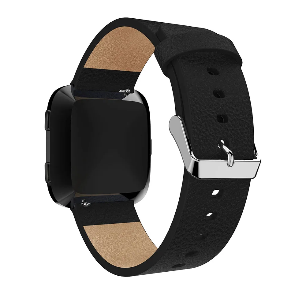  BEHUA Replacement Watch band Leather wrist Watchband Strap Bracelet Belt for fitbit versa Smart Wat - 32860366039