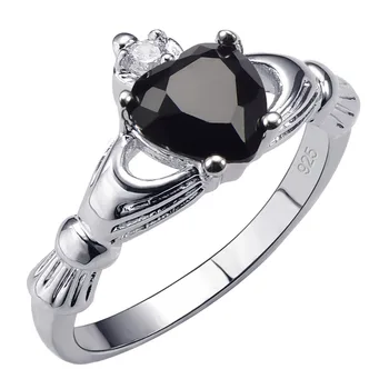 

Hot Sale Exquisite Black onyx 925 Sterling Silver High Quantity Ring Beautiful Jewelry Size 5 6 7 8 9 10 11 12 F1535
