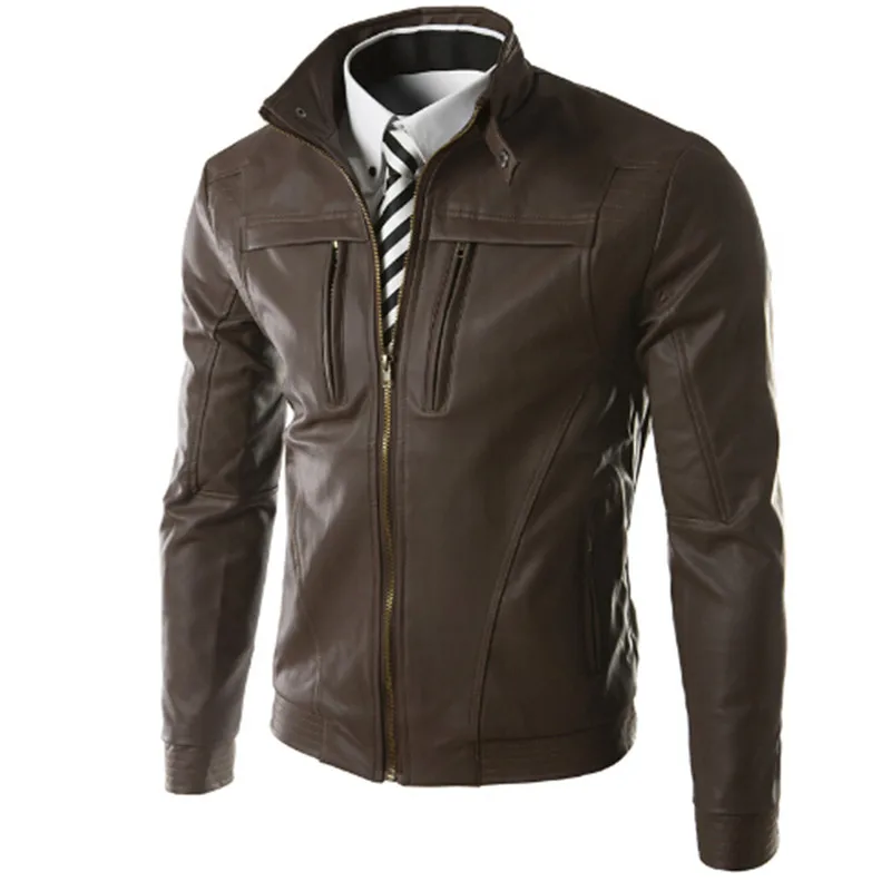 ChoynSunday New 2018 Winter Men's Motorcycle Leather Collar Size Leather Jacket Mens Leather Black Mens Leather Bomber Jacket ChoynSunday New 2018 Winter Men's Motorcycle Leather Collar Size Leather Jacket Mens Leather Black Mens Leather Bomber Jacket