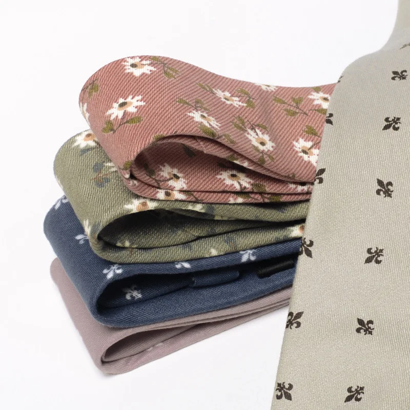 Mode 6 CM Schlank Mens Ties Set Hisdern Krawatte Baumwolle Herren Krawatten Krawatten Mens Zubehör 2019