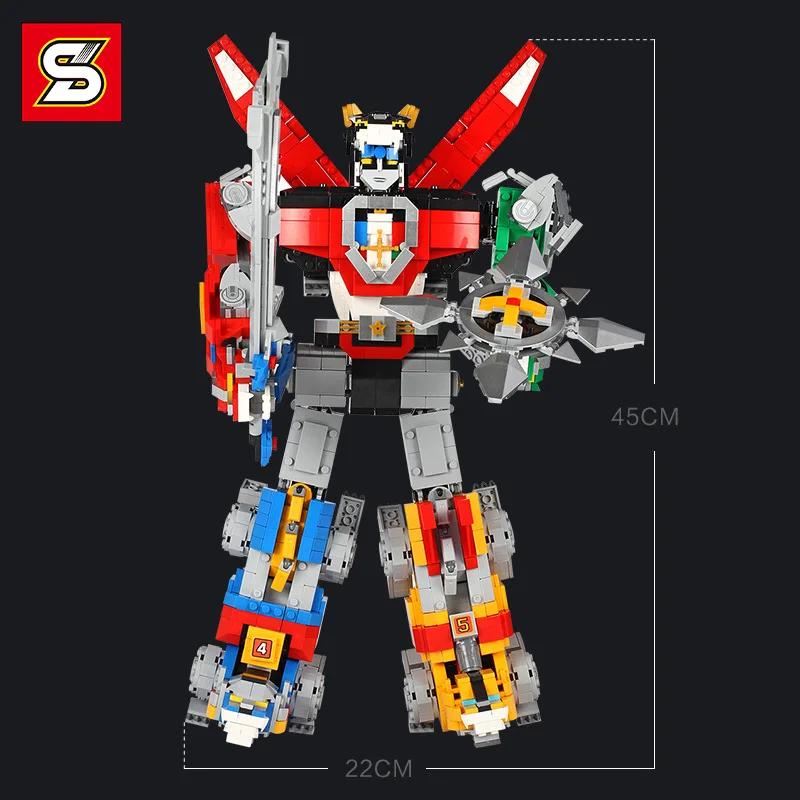 

IN STOCK S 1130 2321 Pcs idea serise Voltron Defender Of The Universe Compatible 21311 Building Blocks Bricks DIY Toys Gifts