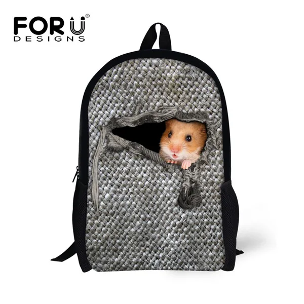 CA5421C FORUDESIGNS/школьная сумка в консервативном стиле для детей, 3d французский мопс, школьная сумка "Собачка", сумка для книг, Детская сумка для книг - Цвет: CA5421C