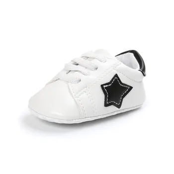 

Delebao PU Pentagram Infant Toddler Baby Shoes Unique Bling Gold Color Comfortable Non-slip Baby First Walkers Wholesale