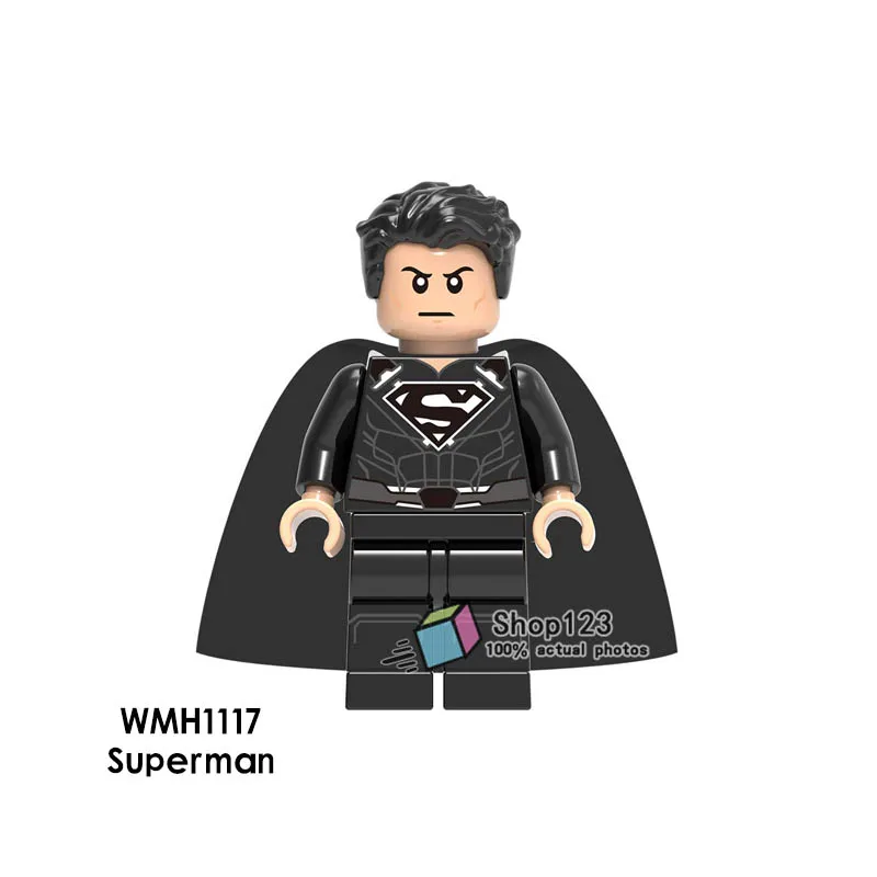 Летучая мышь, которая смеется WM669 Джокер Бэтмен DC Темный Рыцари Харли Куинн Брюс Уэйн яд плюща экшн-игрушки строительные блоки - Цвет: Темно-синий