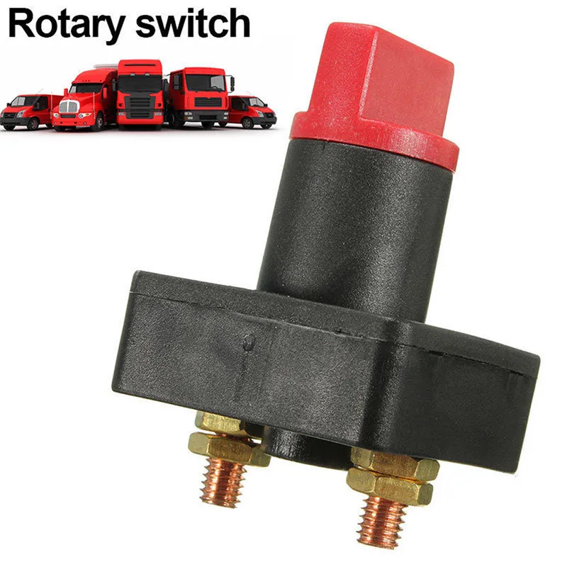 

CARPRIE Battery Switch 100A Battery Master Disconnect Rotary Cut Off Isolator Kill Switch Car Van Boat mar23