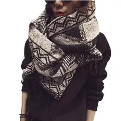 Мода 2019 г. Лидер продаж шаль шарф уютное одеяло для женщин женские зимние теплые открытый плед шарфы Schal silenziatore Bufanda