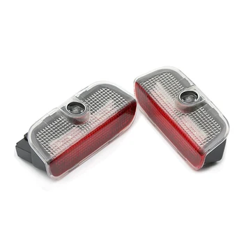 

2X Car LED Door Projector Welcome Lights For Volkswagen VW Passat B6 B7 Tiguan Jetta MK5 MK6 MK7 CC EOS Golf 5 6 7 Logo Light