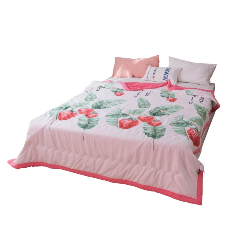 

Fashion Summer thin Comforter quilt Bedspread Throws Blanket Twin/Queen King Size Quilting Blankets Polyester
