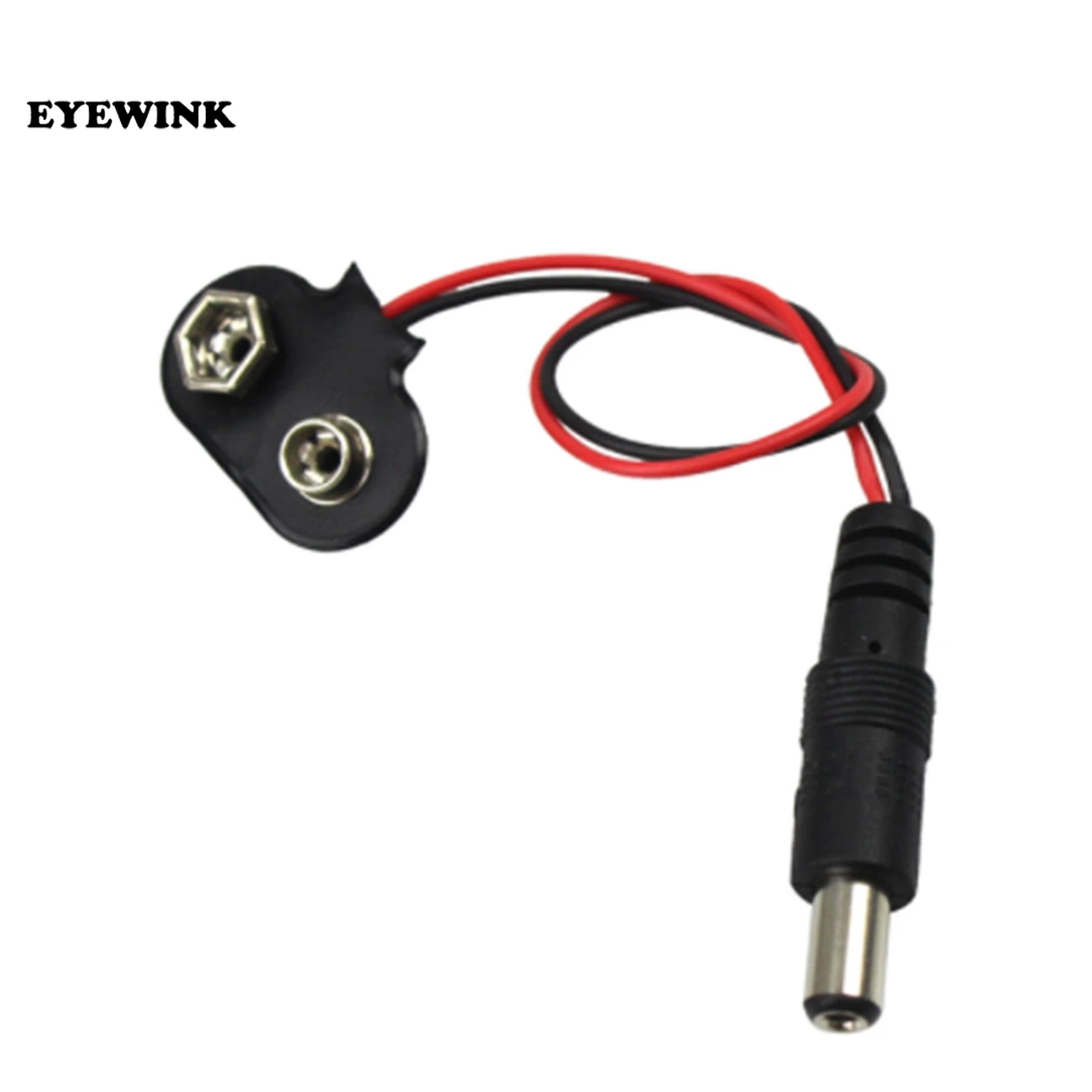 

5PCS/ Experimental 9V Battery Snap Power Cable to DC 9V Clip Male Line Battery Adapter For Arduino Uno R3 DIY Jack Connector