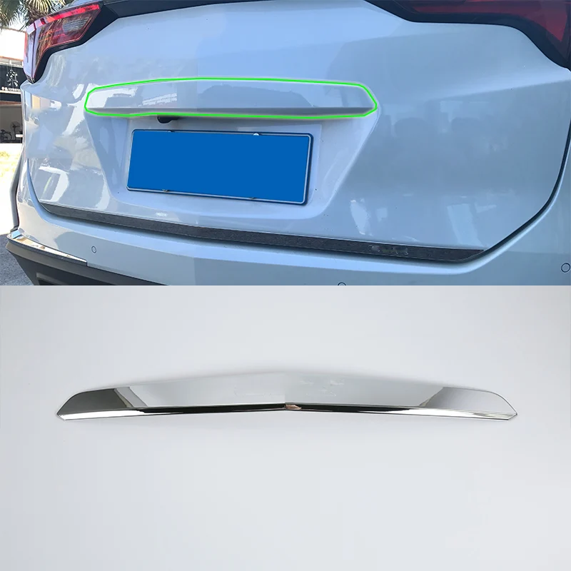 

Car Accessories Exterior Decoration ABS Chrome Rear Tail Gate Molding Cover Trim For Acura CDX 2017 Car Styling