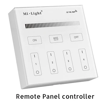 

BSOD LED Smart Controller Mi light B1 RF 2.4GHZ Wireless Wall Mount Remote Controller 4 zones Dimmable Brightness 3V Battery