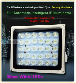 

Lihmsek 30pcs White LED illuminator Light CCTV IR Infrared Night Vision For Surveillance Camera, Free Shipping