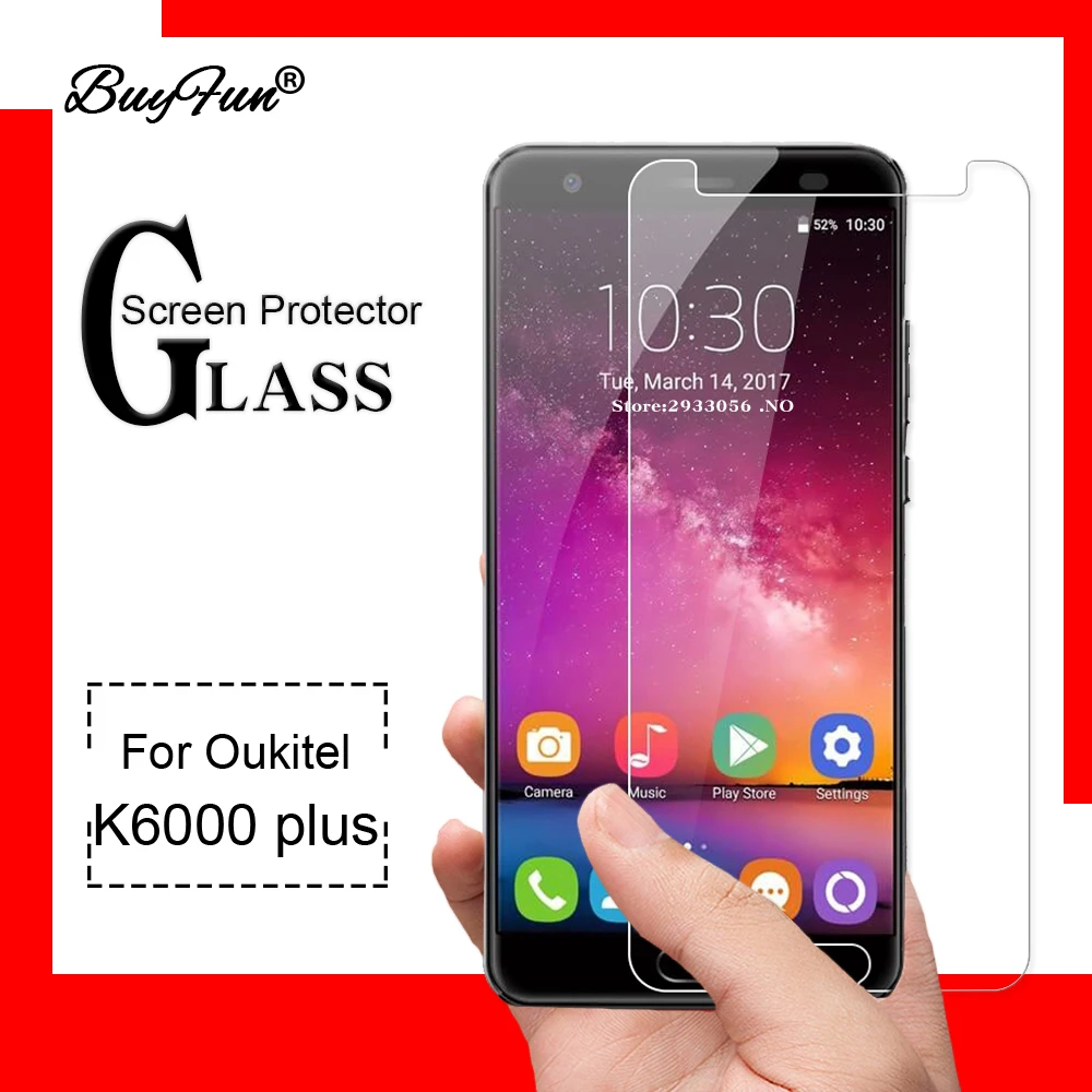 

2.5D 0.26mm 9 H Premium For Oukitel K6000Plus Tempered Glass For Oukitel K6000 Plus Screen Protector Toughened Protective Film